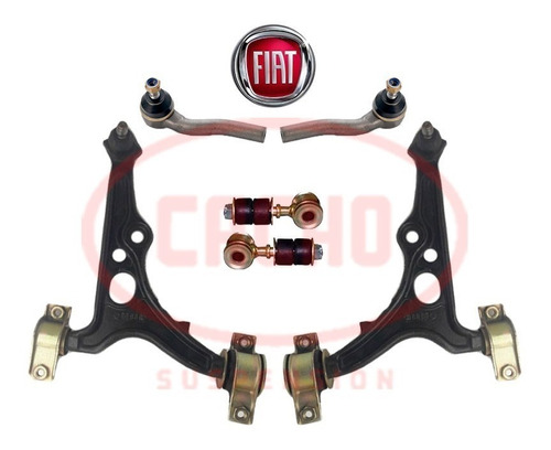 Kit Tren Dela P/ Fiat Tipo Completo C/ Parrilla (6 Piezas)