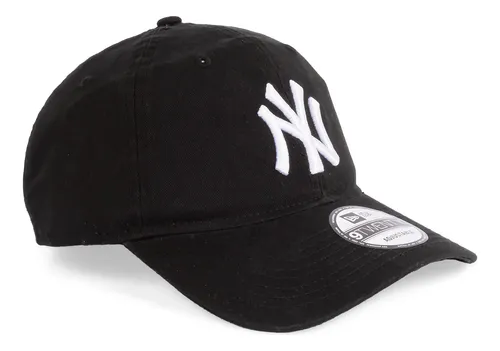 Boné New Era 9twenty New York Yankees Mlb Desestruturado Preto Único