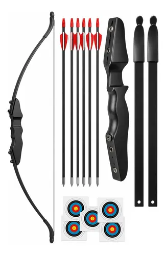 Arco E Flecha Vixion X6 Profissional 40lbs + Flechas + Alvos