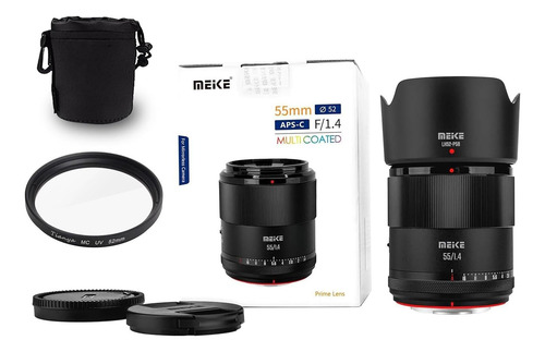 Lente Meike Af 55 Mm F1.4 X-mount Stm Aps-c Para Fuji X-moun