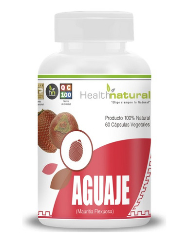 Aguaje 500mg En Capsula 60 Unidades