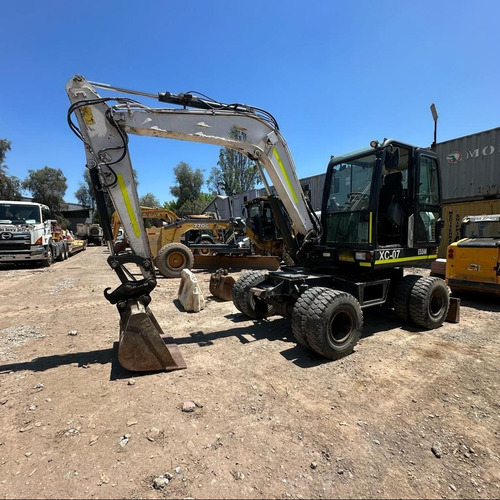 Mini Excavadora Neumática Bobcat E55w Año 2016 4x4
