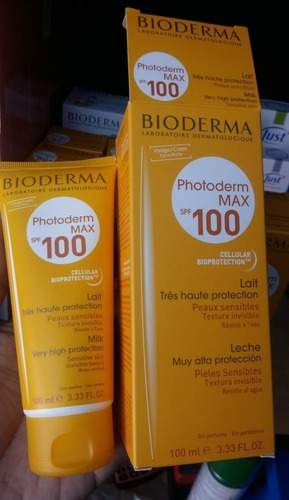 Bloqueador Bioderma: Photoderm Lait Fps100+ De 100ml