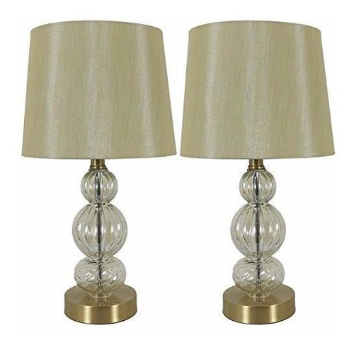 Lámpara De Mesa - Joan Table Lamps With Usb Ports (set Of 2)