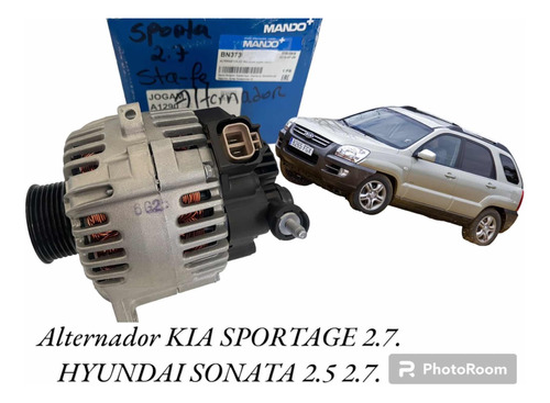 Alternador Kia Sportage 2.7 Hyundai Sonata 2.5-2.7