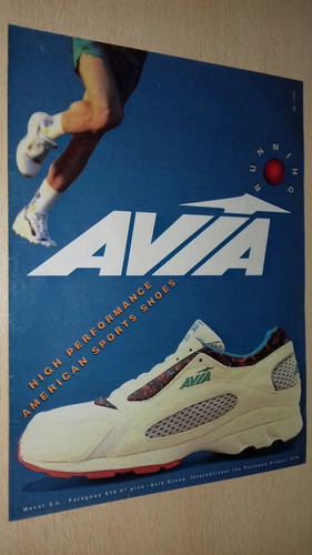 P06 Clipping Antigua Publicidad Zapatillas Avia Año 1994