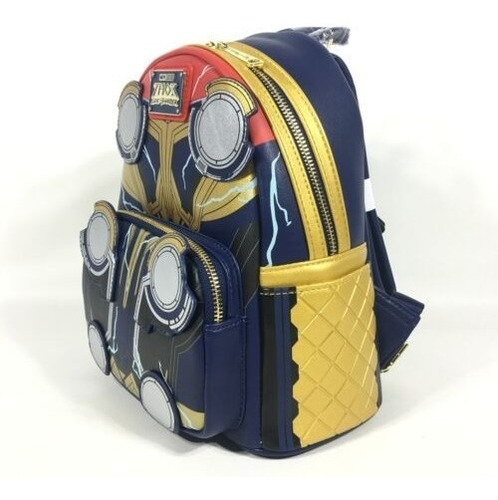 Thor Love Loungefly Marvel Cosplay Mini Backpack Color Azul