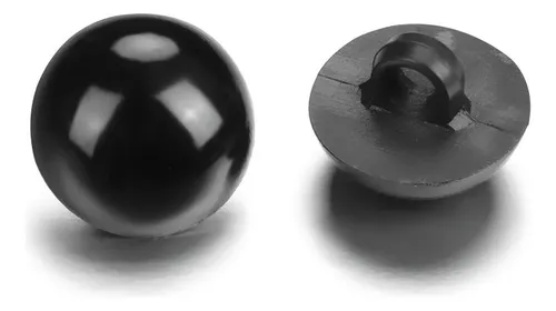 Ojos De Seguridad Negros De Fieltro Con Agujas Para Muñecas