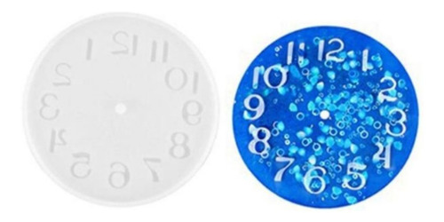 Molde Silicona Reloj X 10.5 Cm