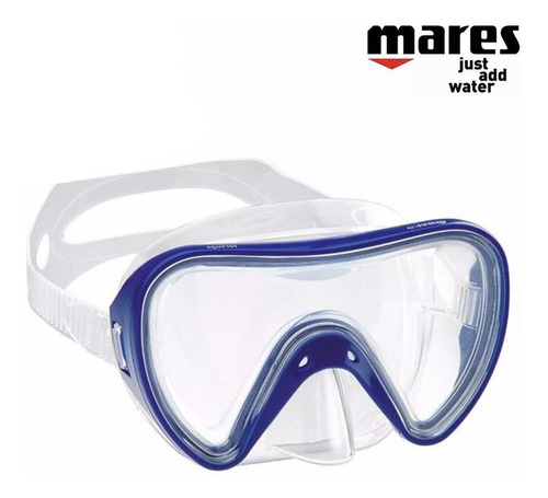 Imagen 2 de 3 de Máscara Snorkel Mares Tortuga Jr Profesional Niño - El Rey