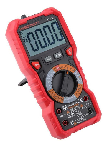 Ht118c Multímetro Digital De Mano Ac/dc Volt Amp Ohm Capacit