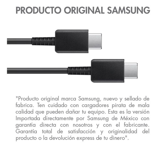 Cable De Carga Super Rapida Usb Tipo C Samsung Original