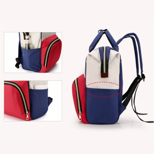 Mochila Bolsa Maternidade Bebê Multifuncional Mamãe Barata Cor Vermelho