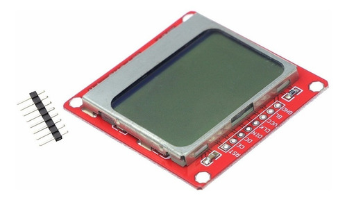 Display Lcd Gráfico Nokia 5110 Back Branco 84x84 Arduino