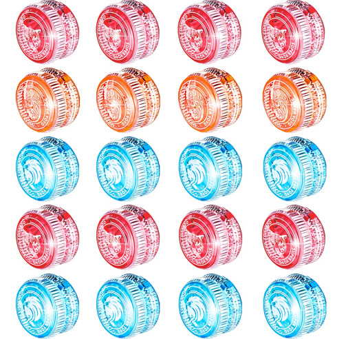 Juguete Yoyo Meanplan 20 Piezas Yoyo Para Niños Con Luz Led,