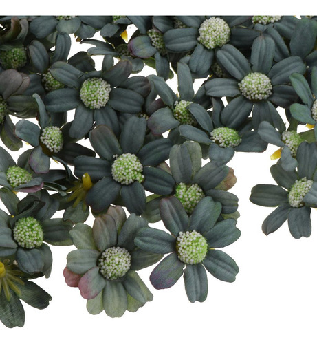 100 Pedazos Cabeza De Margarita Flor De Simulación Adornos