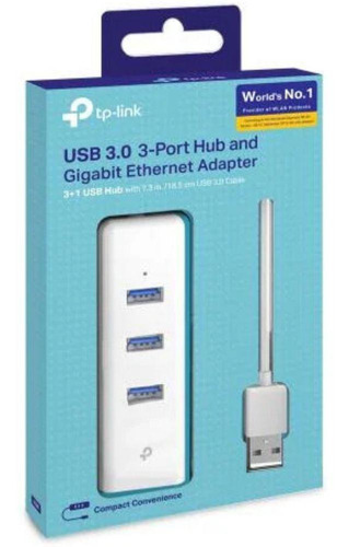 Adaptador Ethernet Gigabit Hub Usb 3.0 Tp-link Ue330 3p