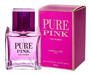 Perfume Fem Karen Low Pure Pink Edp 100ml Original - Lacrado