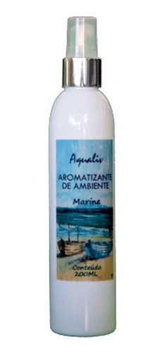 Aromatizador De Ambientes Aroma Marine Frasco 200ml