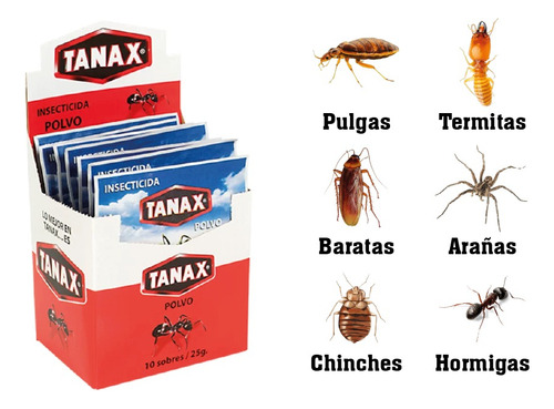 Tanax Polvo [25g] [10 Unidades]