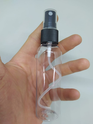 Imagem 2 de 3 de Frasco Pet 60 Ml + Válvula Spray - Kit C/ 20 Unidades