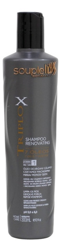 Shampoo Renovating 7 Óleos Triplo X Soupleliss 300