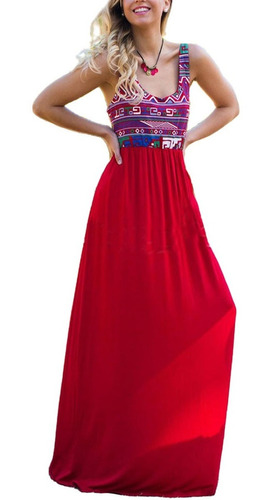 Maxi Vestido Para Mujer Diseño De Verano Casual Para Mujer 