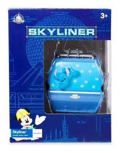 Disney Store Skyliner Stitch 10 Cm Caja Maltratada 