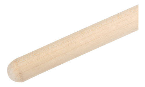 Baquetas De Madera Maciza, 2 Baquetas De Goma, Lisas