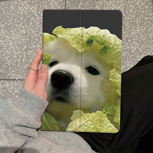 Funda For Tablet Cabbage Cute Dog Para