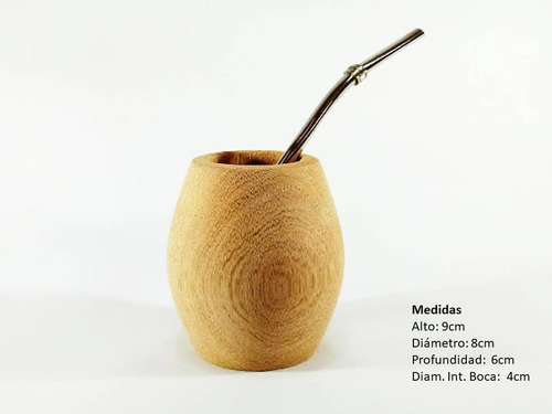Mates De Algarrobo Por 10 U Solo Lijados Listos Para Pintar