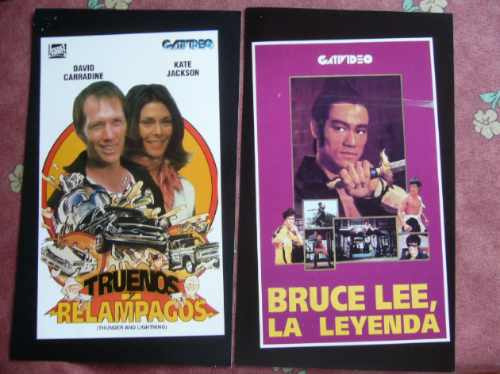 Bruce Lee David Carradine / Publicidades De Películas