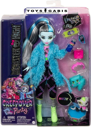 Monster High Frankie Stein Creepover Party Con Mascota