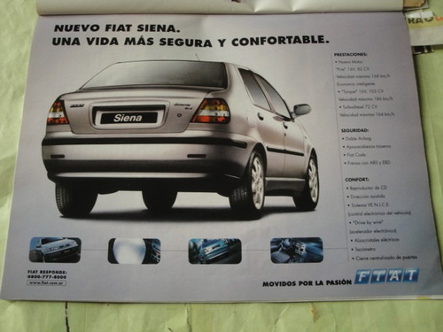 Publicidad Fiat Siena Año 2001