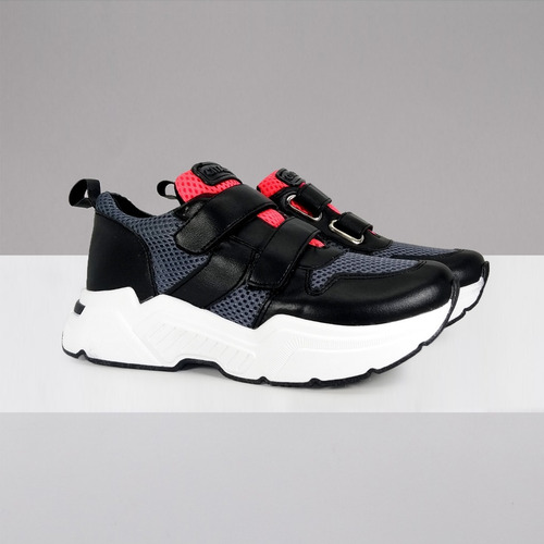 Imagen 2 de 7 de Zapatillas Citadina Mujer Urbanas Sneaker Con Abrojo Lautara