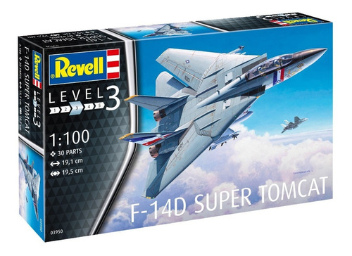 F-14d Super Tomcat By Revell Germany # 3950   1/100