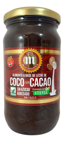Alimento A Base De Leche De Coco Cacao Stevia Doña Magdalena