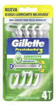 Comprar Máquina para afeitar Gillette Prestobarba3 Sensitive 4 u