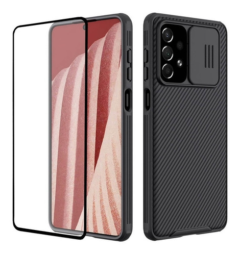 Case Nillkin Camshield Para Galaxy A73 Protector 360° + Mica