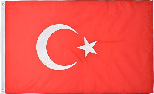 Bandera Turquia 150 Cm X 90 Cm