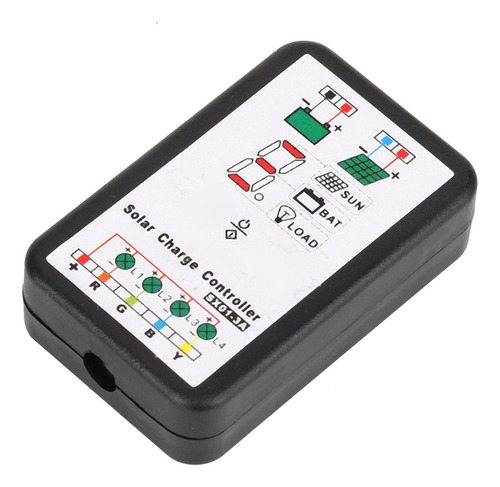 Controlador 6v 12v Pwm Con Soporte Solar Para Litio Y Mh