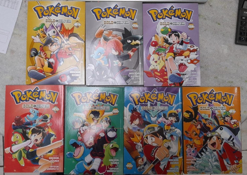 Pokemon Gold & Silver 1 Ao 7 Completo Mangá