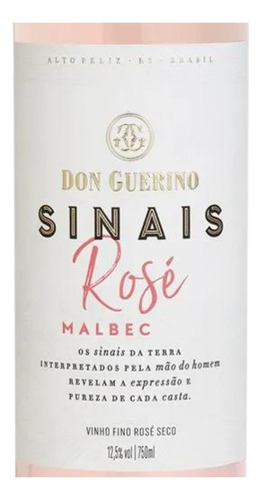Kit 06 Unid Vinho Don Guerino Sinais Rose 750 Ml