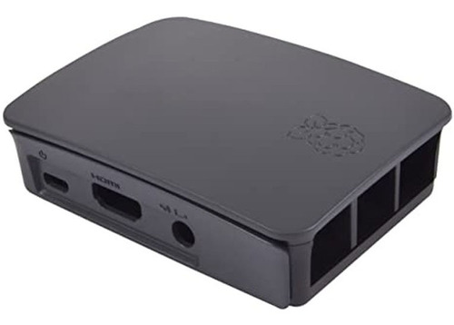 Carcasa Para Raspberry Pi 3/ 3b+ Negra  Originales