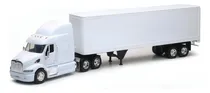 Comprar Trailer Peterbilt 387 Blanco Caja Seca New Ray Escala 1:32