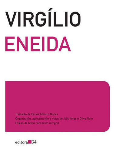 Eneida - Edição De Bolso Com Texto Integral, De Virgílio. Editora Editora 34, Capa Mole Em Português