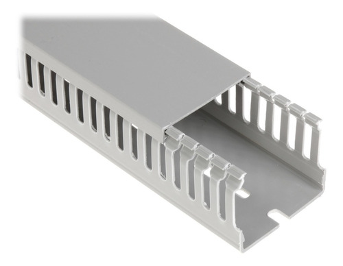 Imagen 1 de 3 de V5k6080 Arno Canali Canaleta Ranurada Pvc 80x60mm 3x2.5puLG