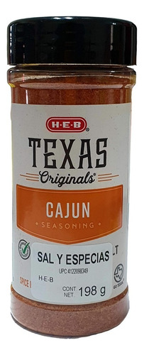 Sazonador Heb Texas Original Cajun 198 G Importado 