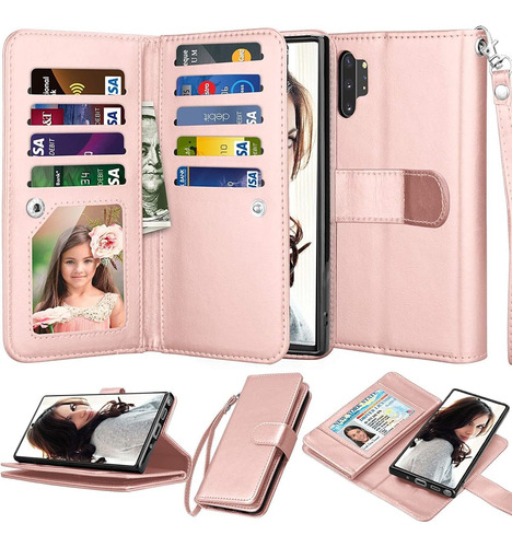 Funda Tipo Cartera Para Samsung Galaxy Note 10 Plus