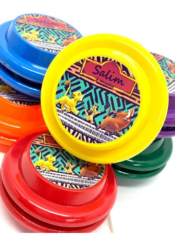 Imagem 2 de 2 de Kit Lembrancinha Ioio Yoyo Rei Leão - 10 Unidades